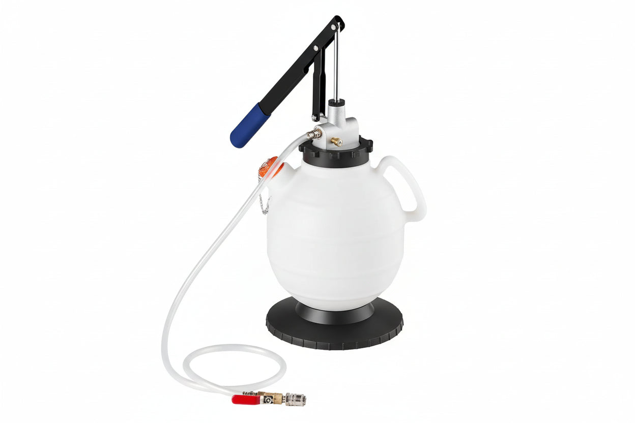 Getriebeölpumpe | 7,5 Liter | ATF-Ölbefüllgerät mit 8 ATF-Adaptern | 120cm Schlauch